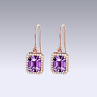 KENNEDY S EARRINGS-amethyst