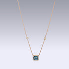 BLAIRE NECKLACE-london blue topaz