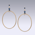 ARAGON EARRINGS-london blue topaz