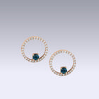 GRIMALDI EARRINGS-london blue topaz