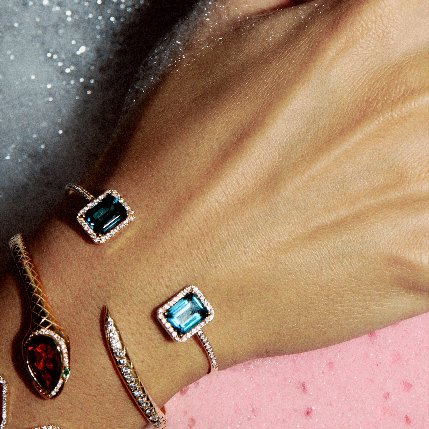 EMERALD ECLIPSE BRACELET-prasiolite