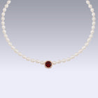 BABY PEARL CHOCKER-garnet