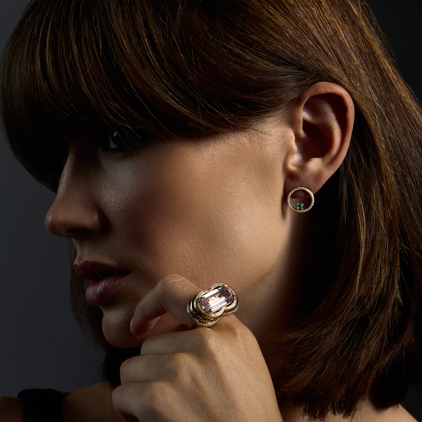 GRIMALDI EARRINGS-london blue topaz