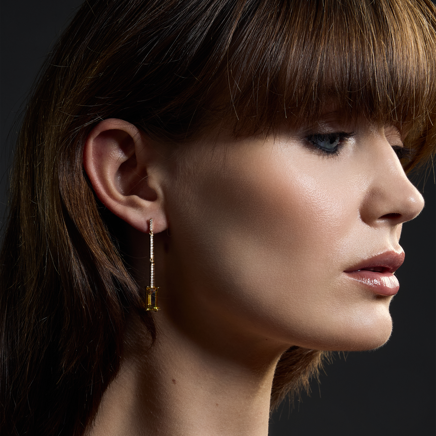 ISBOROV EARRINGS-golden citrine