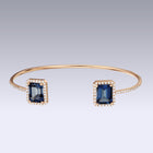 EMERALD ECLIPSE BRACELET-london blue topaz