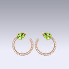SERPENTE EARRINGS-peridot