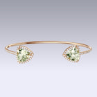 TRIANGLE ECLIPSE BRACELET-prasiolite