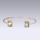 EMERALD ECLIPSE BRACELET-prasiolite