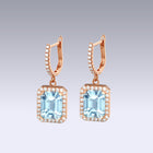 VERSAILLES EARRINGS-sky topaz