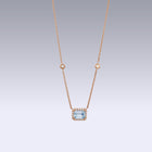 BLAIRE NECKLACE-sky topaz