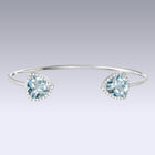TRIANGLE ECLIPSE BRACELET-sky topaz