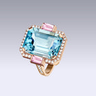 MANHATTAN LARGE RING-sky topaz