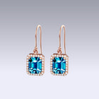 KENNEDY S EARRINGS-swiss topaz