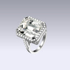 MYSTIC GLAM RING-white edel topaz