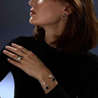 ASCOT GLAM RING-prasiolite