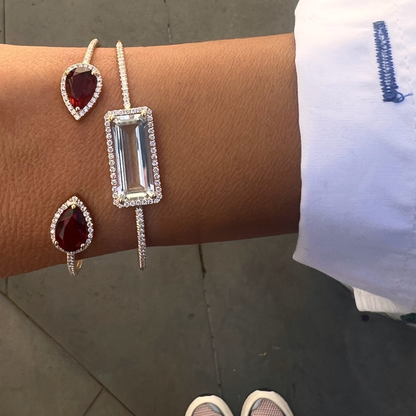 AVALON BRACELET-prasiolite