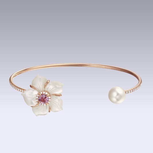 CAMELIA BRACELET-pink tourmaline