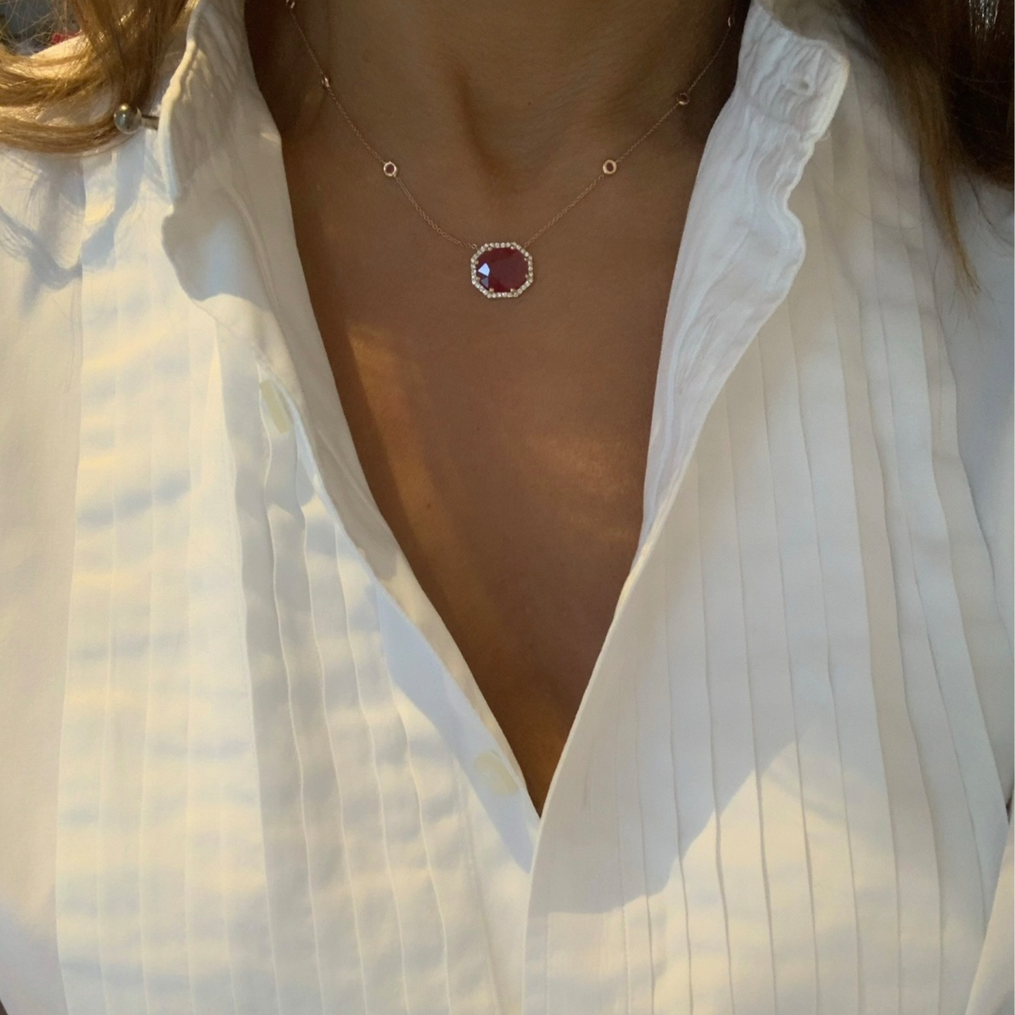JULIA NECKLACE-ruby