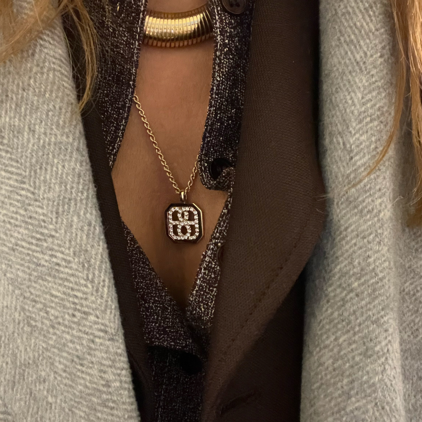 BERGMAN LOGO PENDANT