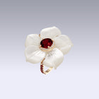 CAMELIA RING-garnet