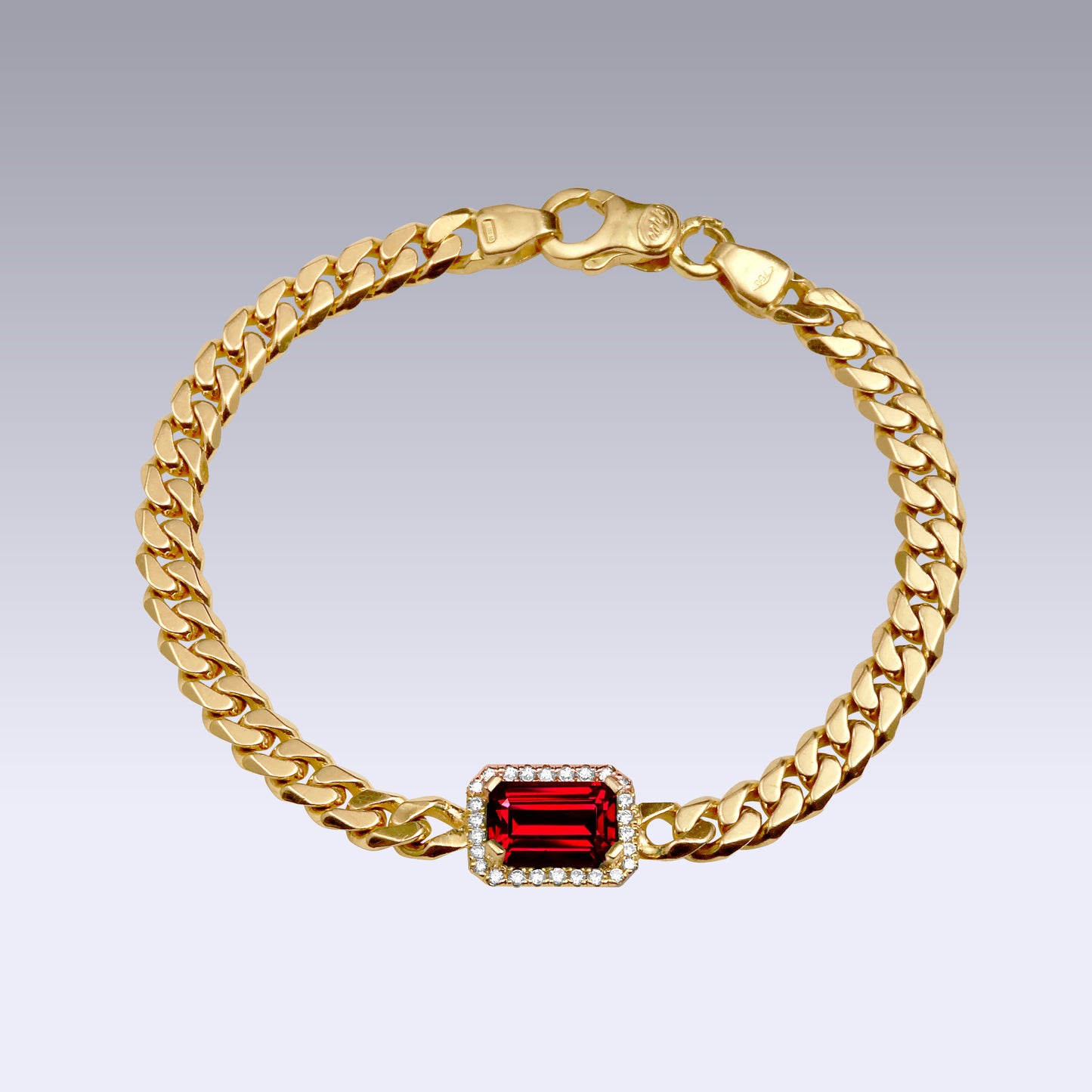 VINTAGE BRACELET-garnet