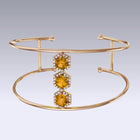 TRINITY HEXA BRACELET-goldon citrine