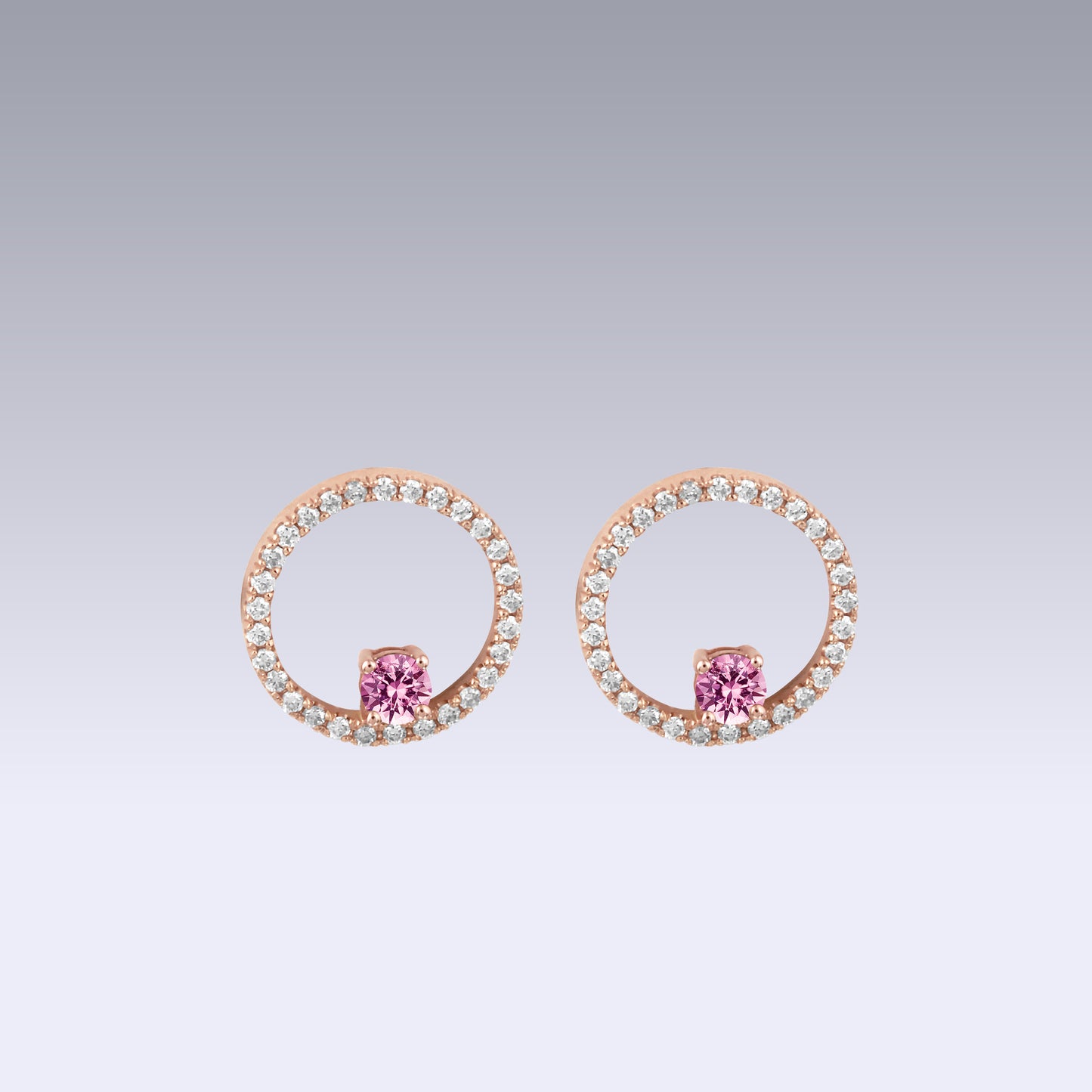 GRIMALDI EARRINGS-pink tourmaline