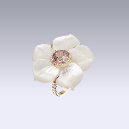 CAMELIA RING-pink tourmaline