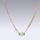 BILLY NECKLACE-prasiolite