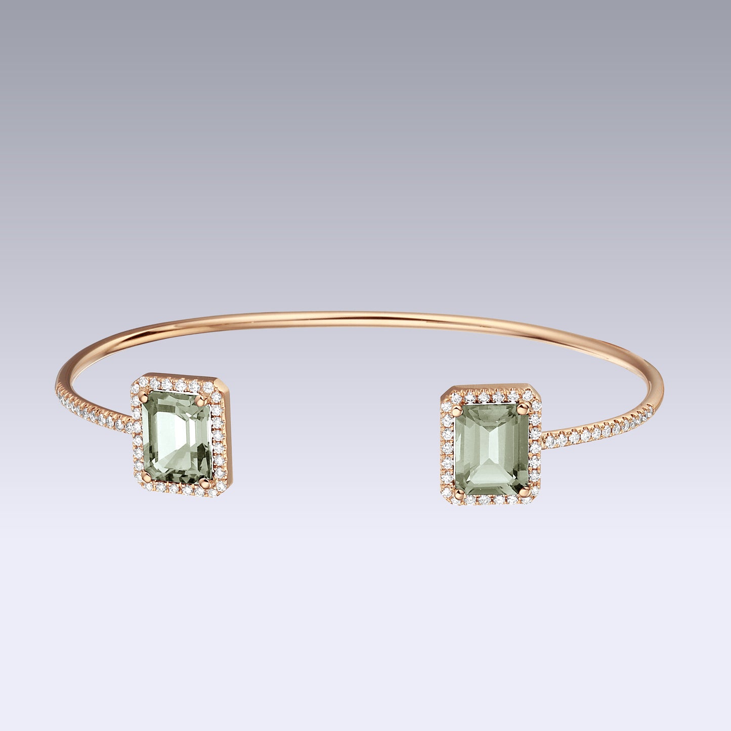 EMERALD ECLIPSE BRACELET-prasiolite