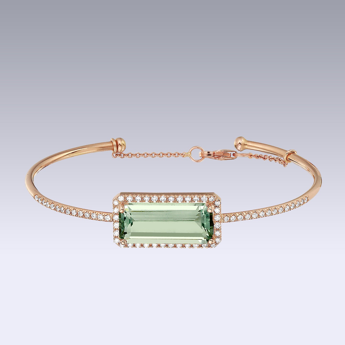 AVALON BRACELET-prasiolite