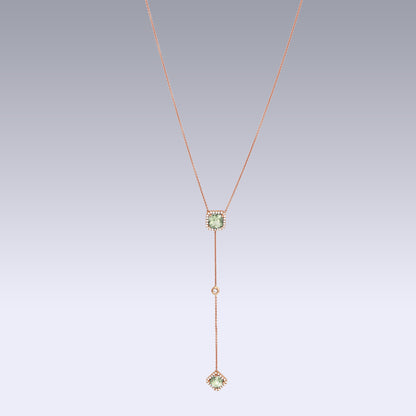 ISABELLE ASSCHER NECKLACE-prasiolite