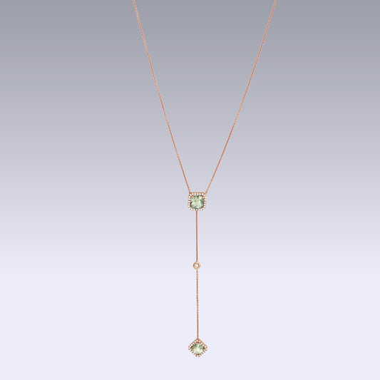 ISABELLE ASSCHER NECKLACE-prasiolite