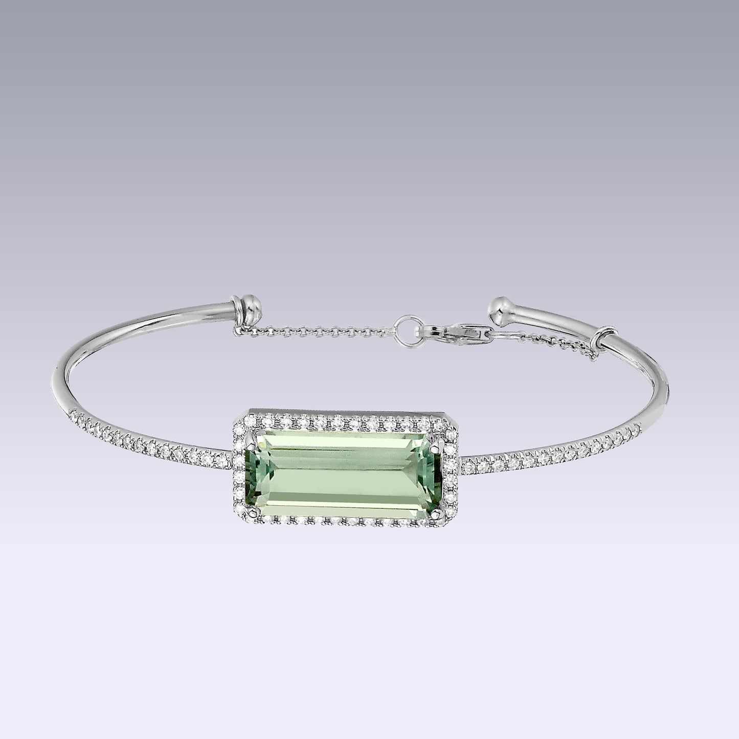 AVALON BRACELET-prasiolite