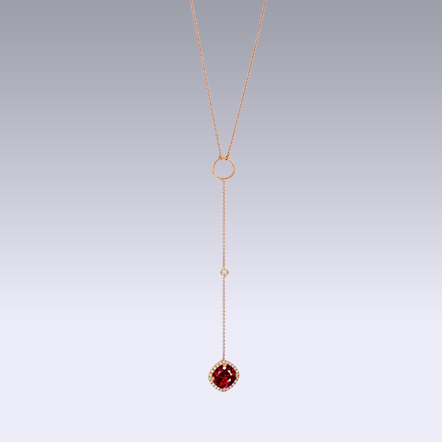 VERO NECKLACE-ruby