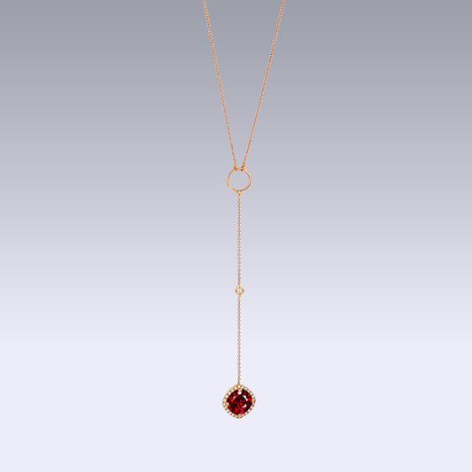 VERO NECKLACE-ruby