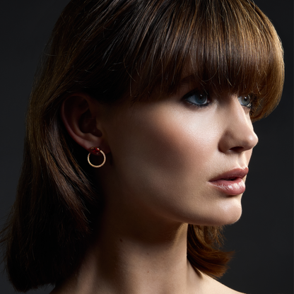 SERPENTE EARRINGS-peridot