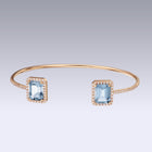EMERALD ECLIPSE BRACELET-sky topaz