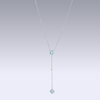 ISABELLE ASSCHER NECKLACE-sky topaz
