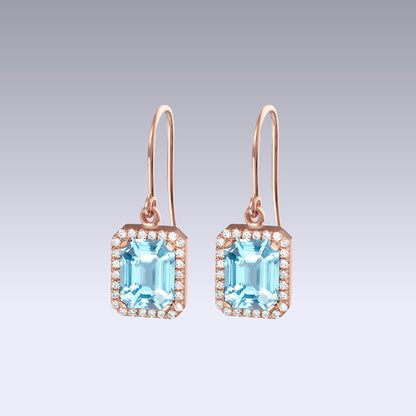 KENNEDY S EARRINGS-sky topaz
