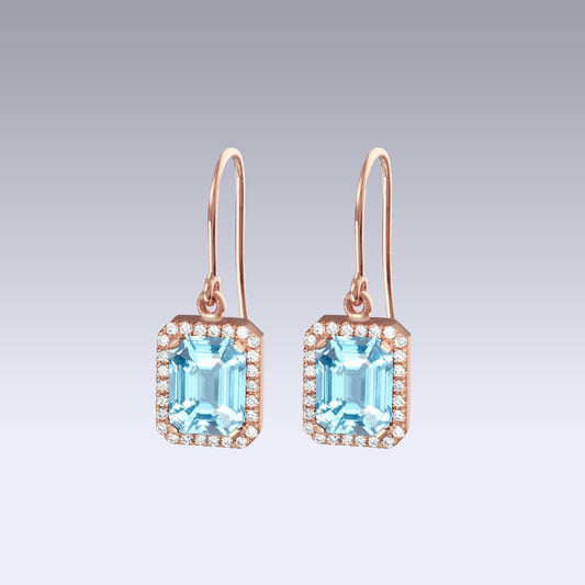 KENNEDY S EARRINGS-sky topaz