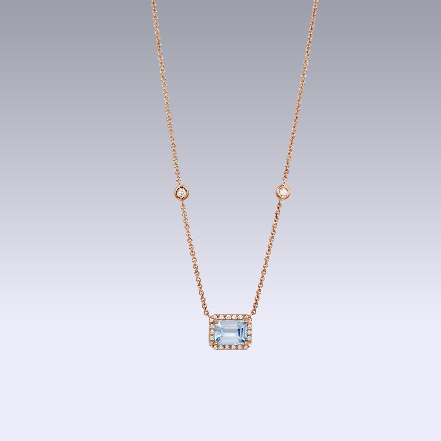 BLAIRE NECKLACE-sky topaz