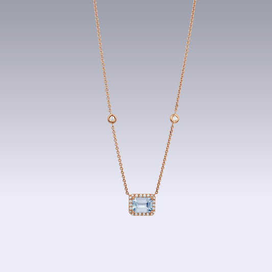 BLAIRE NECKLACE-sky topaz