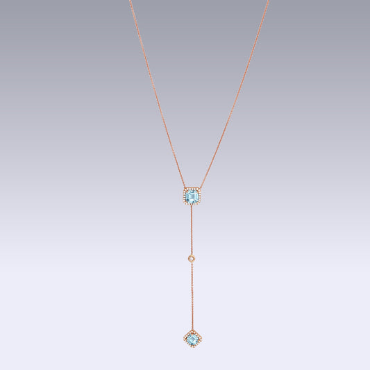 ISABELLE ASSCHER NECKLACE-sky topaz