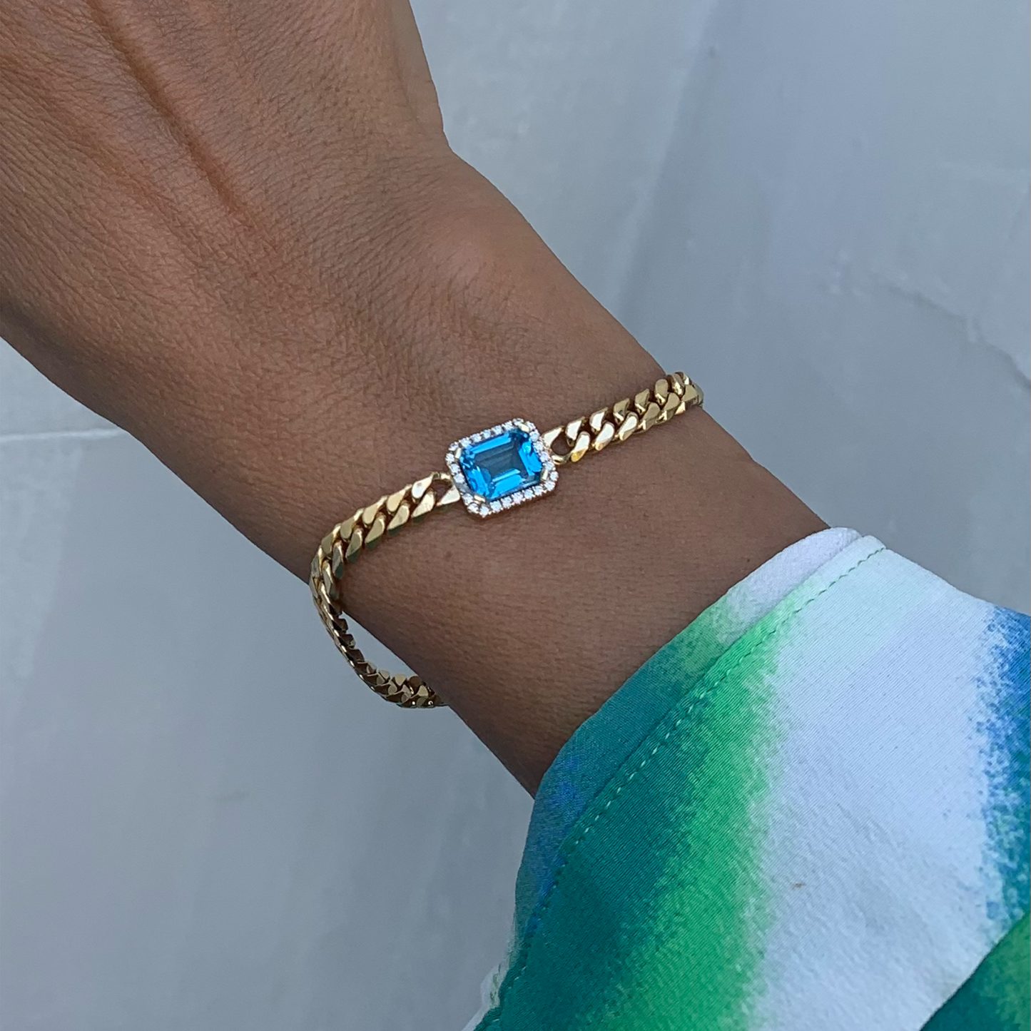 VINTAGE BRACELET-swiss topaz