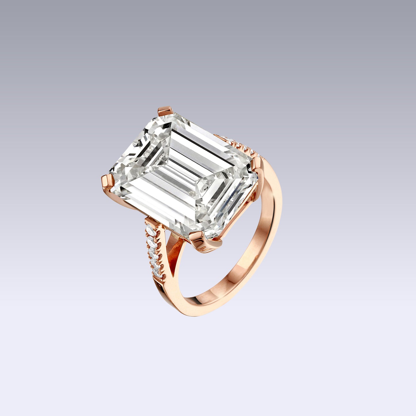 ASCOT GLAM RING-white edel topaz