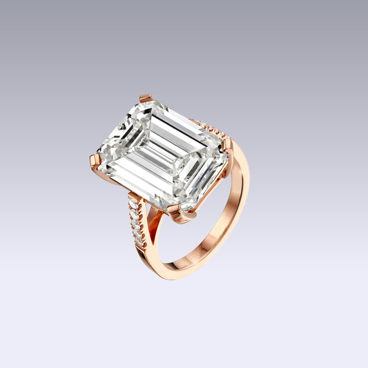ASCOT GLAM RING-white edel topaz