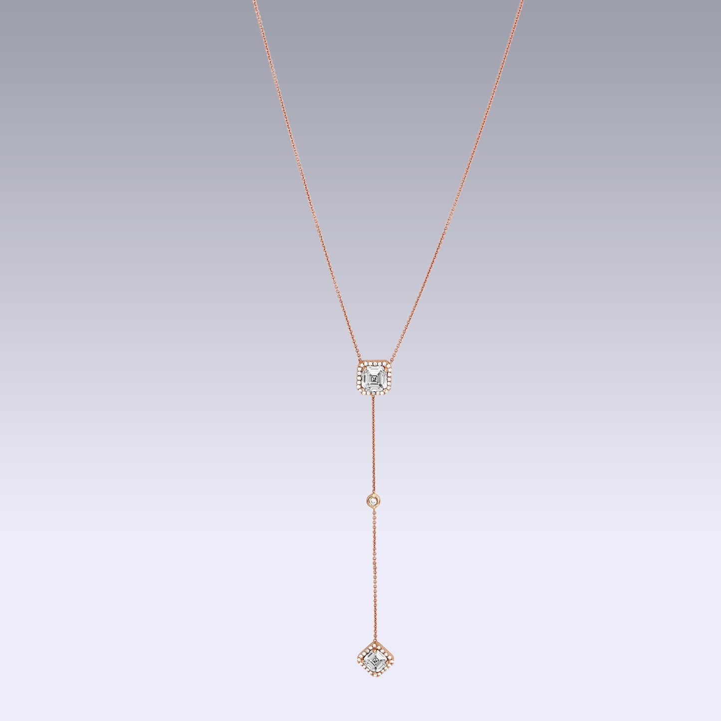 ISABELLE ASSCHER NECKLACE-white edel topaz