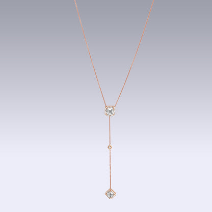 ISABELLE ASSCHER NECKLACE-white edel topaz