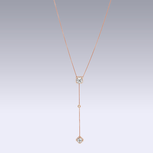 ISABELLE ASSCHER NECKLACE-white edel topaz